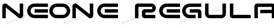 Neone Regular字体转换